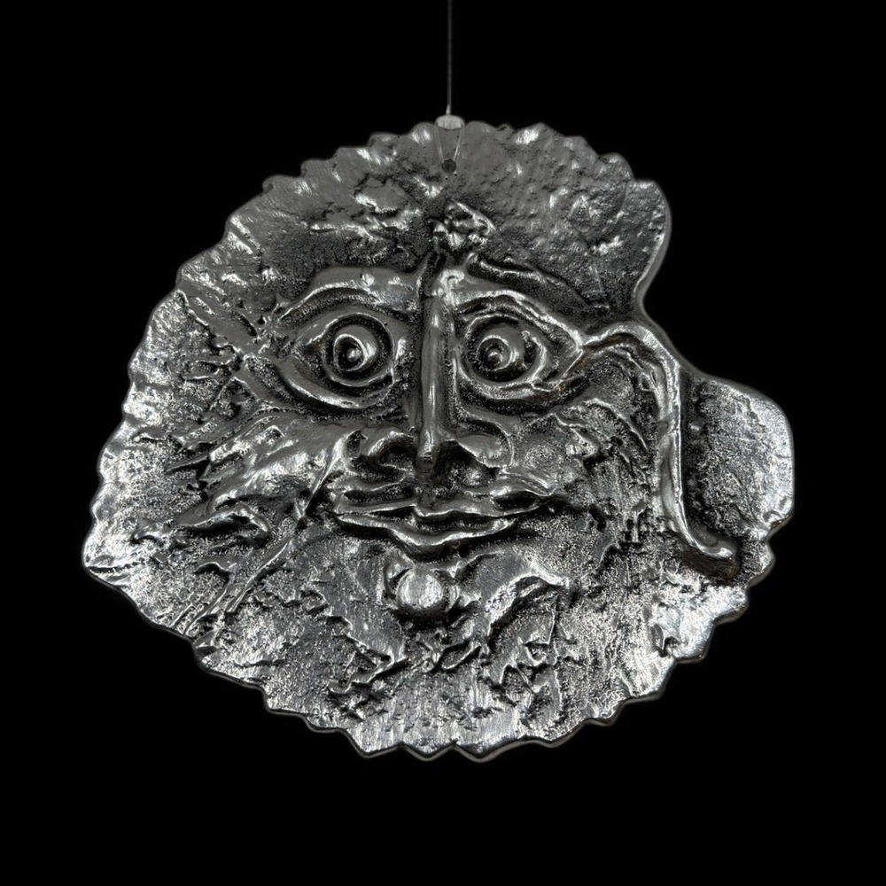 Don Drumm Green Man Motif Leaf Wall Hanging
